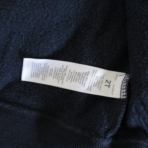Oshkosh | Full Zip Hoodie Navy Blue Front Pocket - Picture 4 of 6